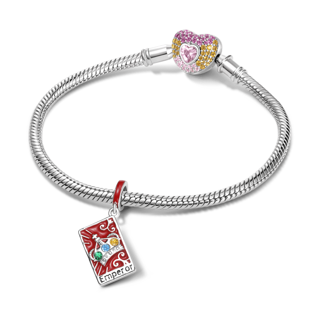 Gnoce Tarot Emperor Card Pendant Dangle Charm_3