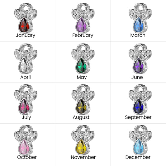 Gnoce Guardian Angel Birthstone Engravable Charm_6