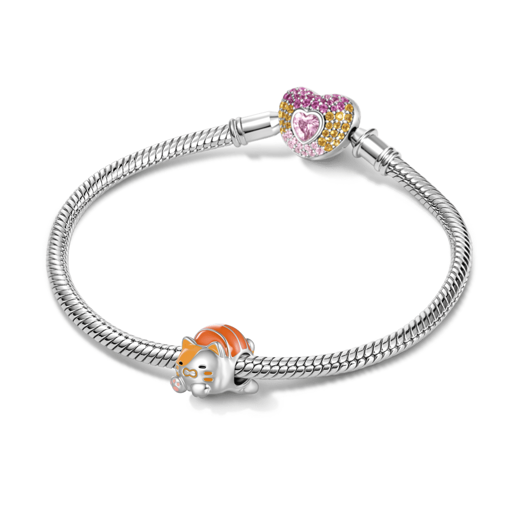 Gnoce Glow-in-the-Dark Salmon Sushi Cat Charm_3