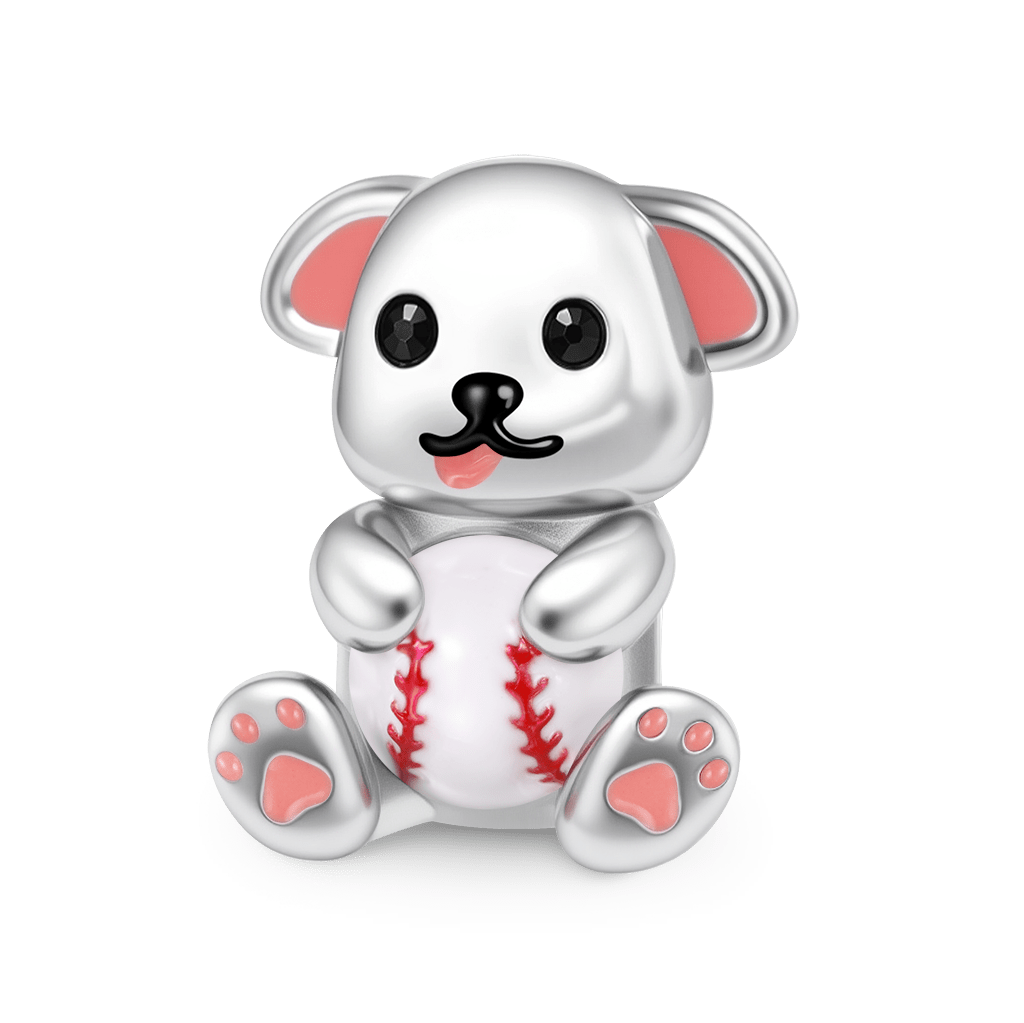 Gnoce Dog Holding Ball Charm_1