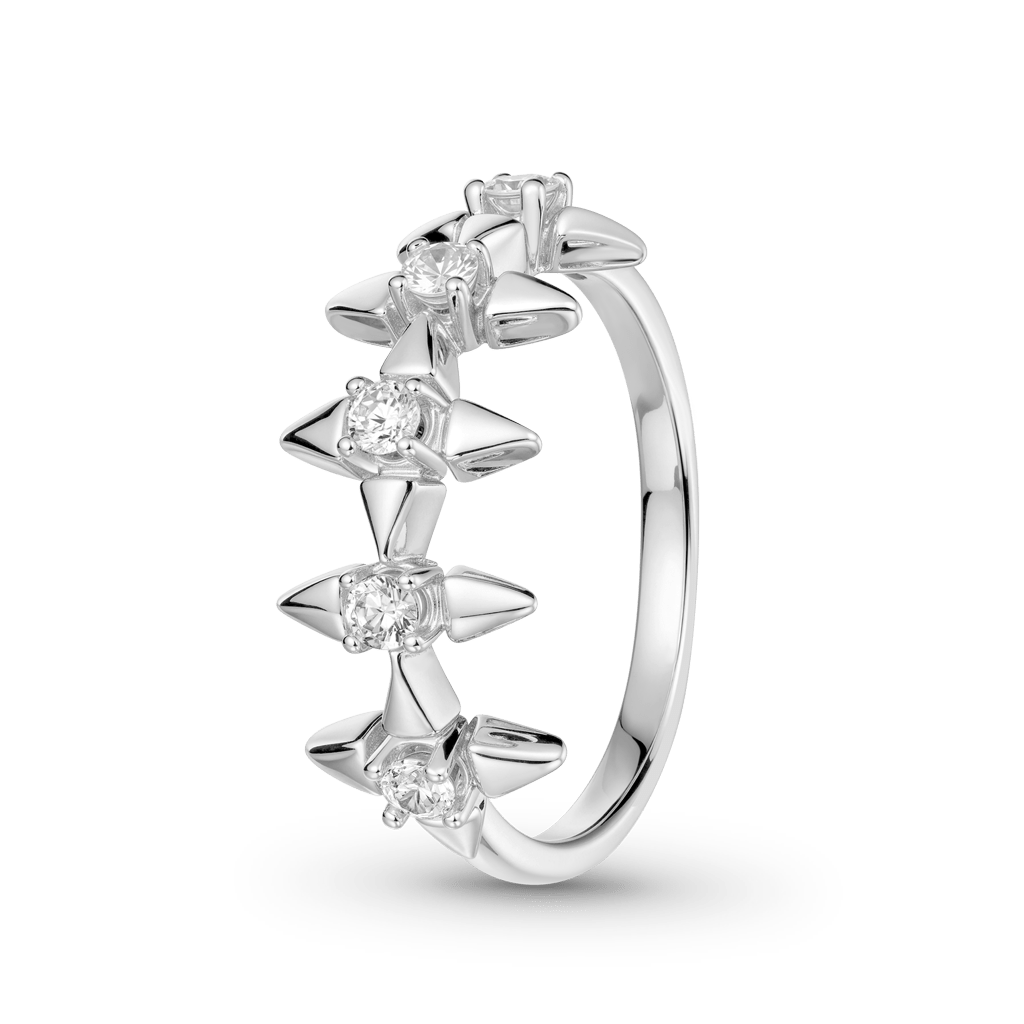 Gnoce Pave Diamond Spear Ring_4