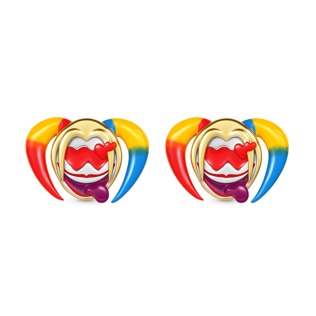 The Suicide Squad x Gnoce Harley Quinn Stud Earrings_1