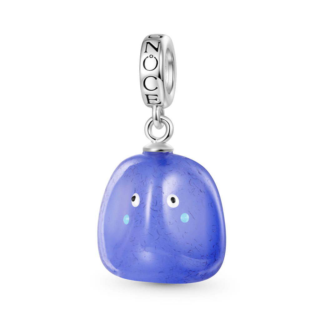 Gnoce Squishy Blue Pet Stone Dangle Charm Pendant_1