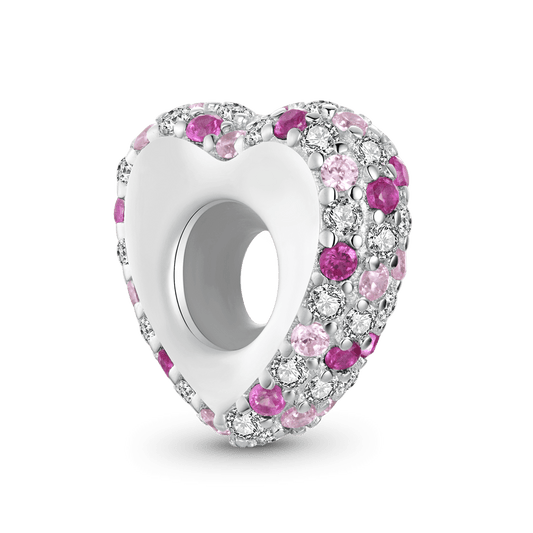 Gnoce Sparkling Pink Heart Stopper Charm_1