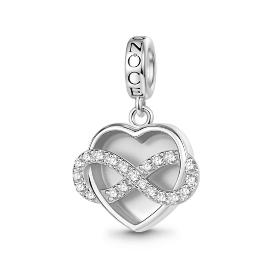 Gnoce Engravable Infinite Love Pendant Dangle Charm_1