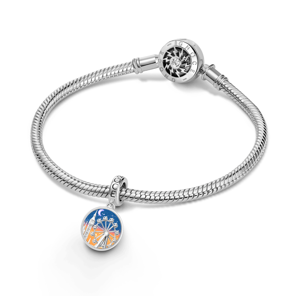 Gnoce Day & Night Cycle Pendant Dangle Charm_4