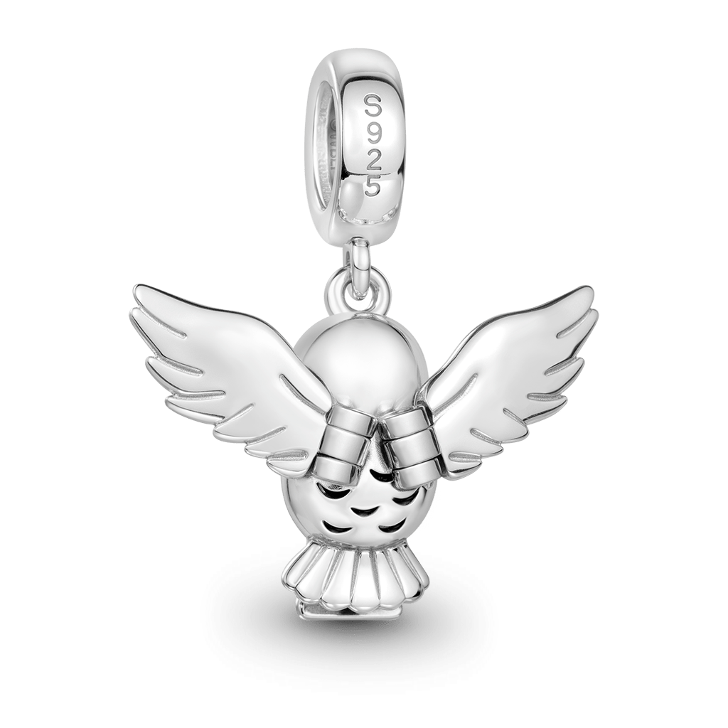 Gnoce Harry Potter Hedwig Snow Owl Pendant Dangle Charm_6