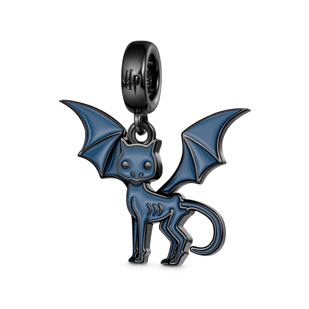 Gnoce Harry Potter Thestral Winged Skeletal Horse Pendant Dangle Charm_1