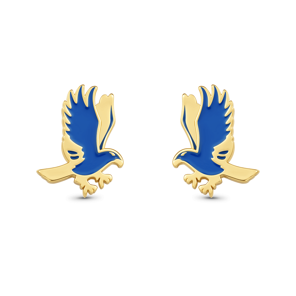 Gnoce Harry Potter Ravenclaw Eagle Stud Earrings_1