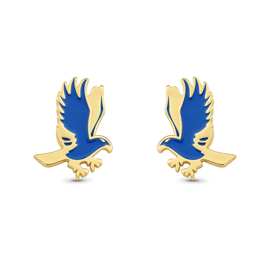 Gnoce Harry Potter Ravenclaw Eagle Stud Earrings_1