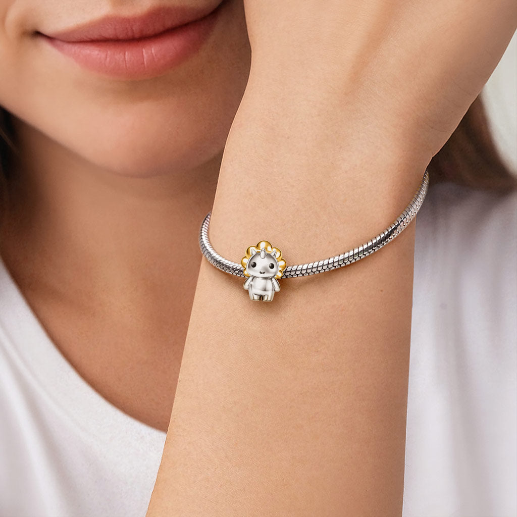 Gnoce Sunflower Rhinestone Rhino Charm_2