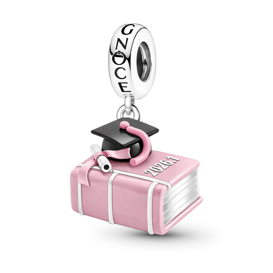Gnoce Graduation Book Engravable Pendant Dangle Charm_1