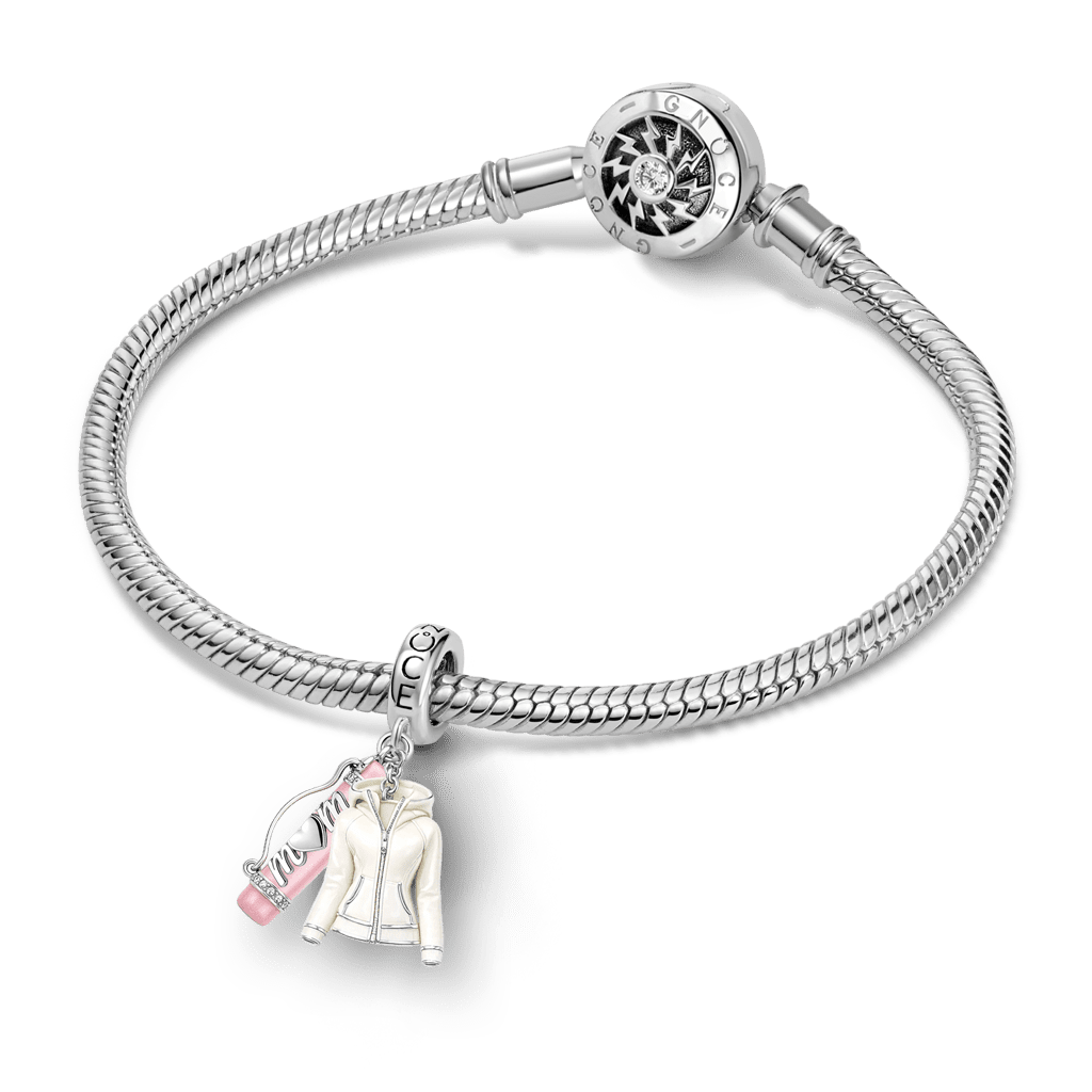 Gnoce Yoga Mom Pendant Dangle Charm_3