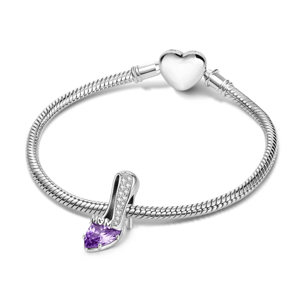 Gnoce Mother's Day Mom High Heel Birthstone Charm_3