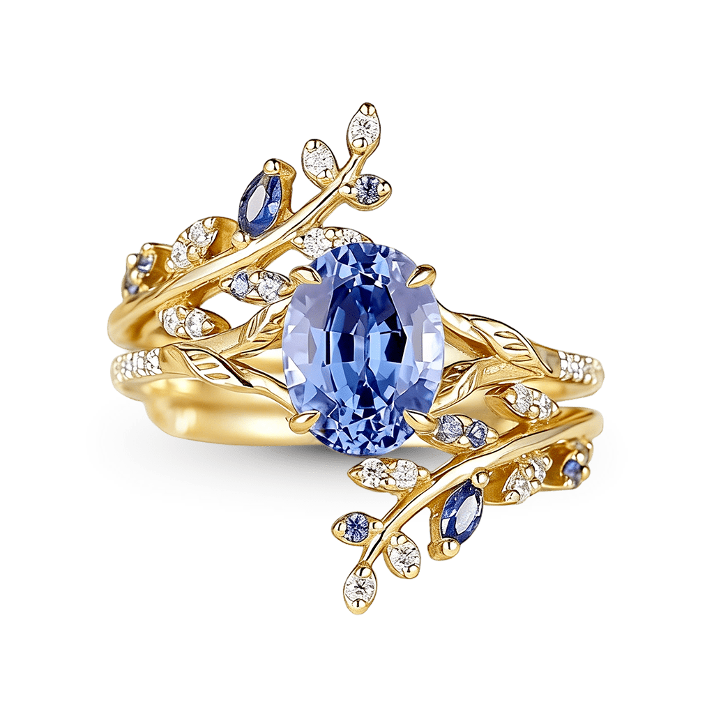 Gnoce Enchanted Vine Mythical Engagement Ring Set_1