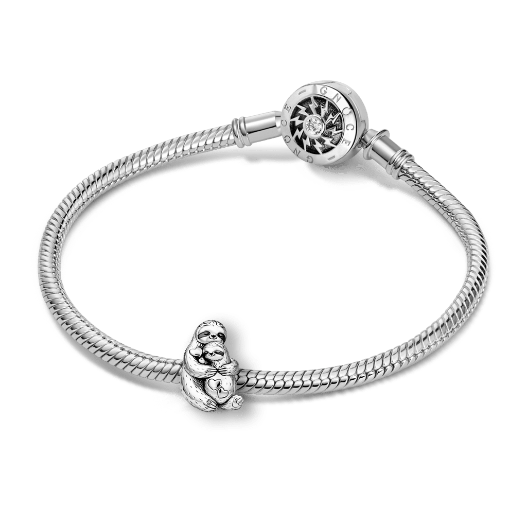 Gnoce Mother's Day Sloth Mother & Child Charm_3