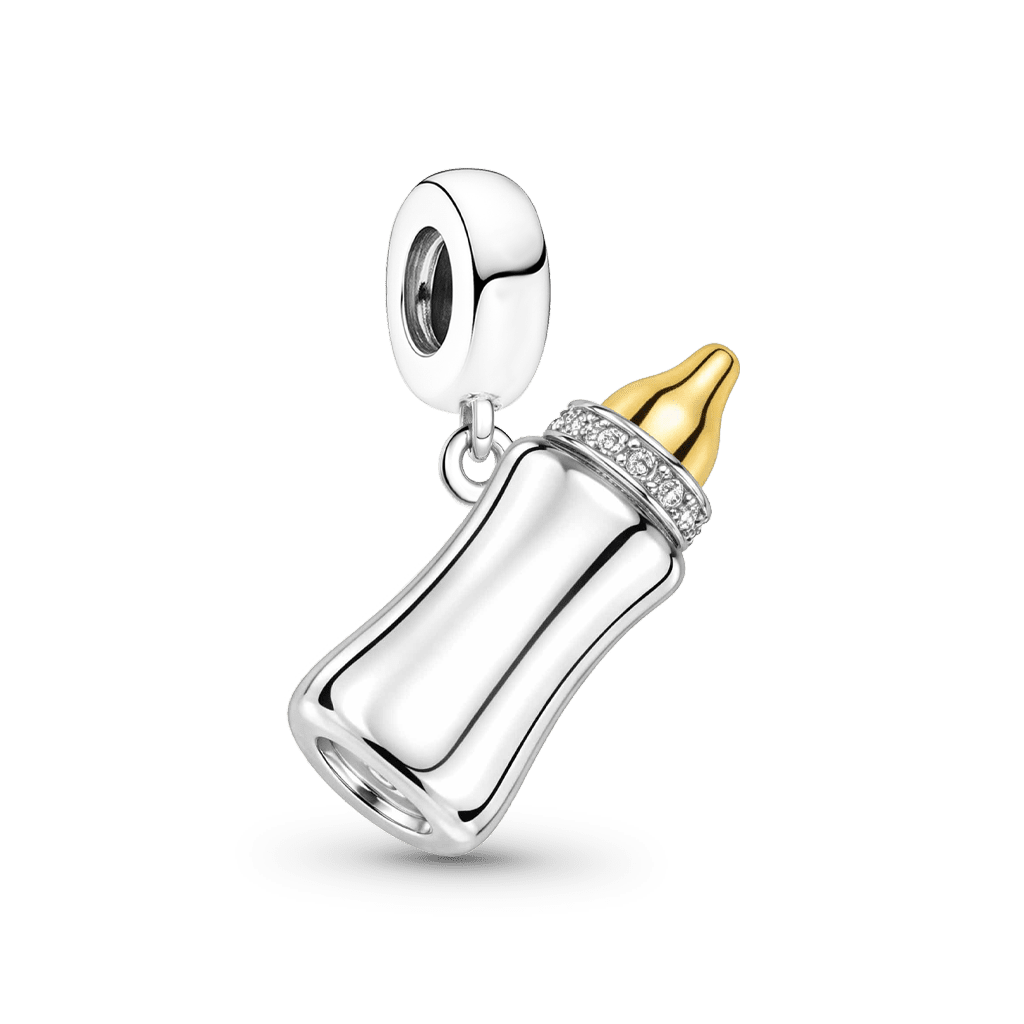 Gnoce Mother's Day Baby Bottle Engravable Pendant Dangle Charm_6