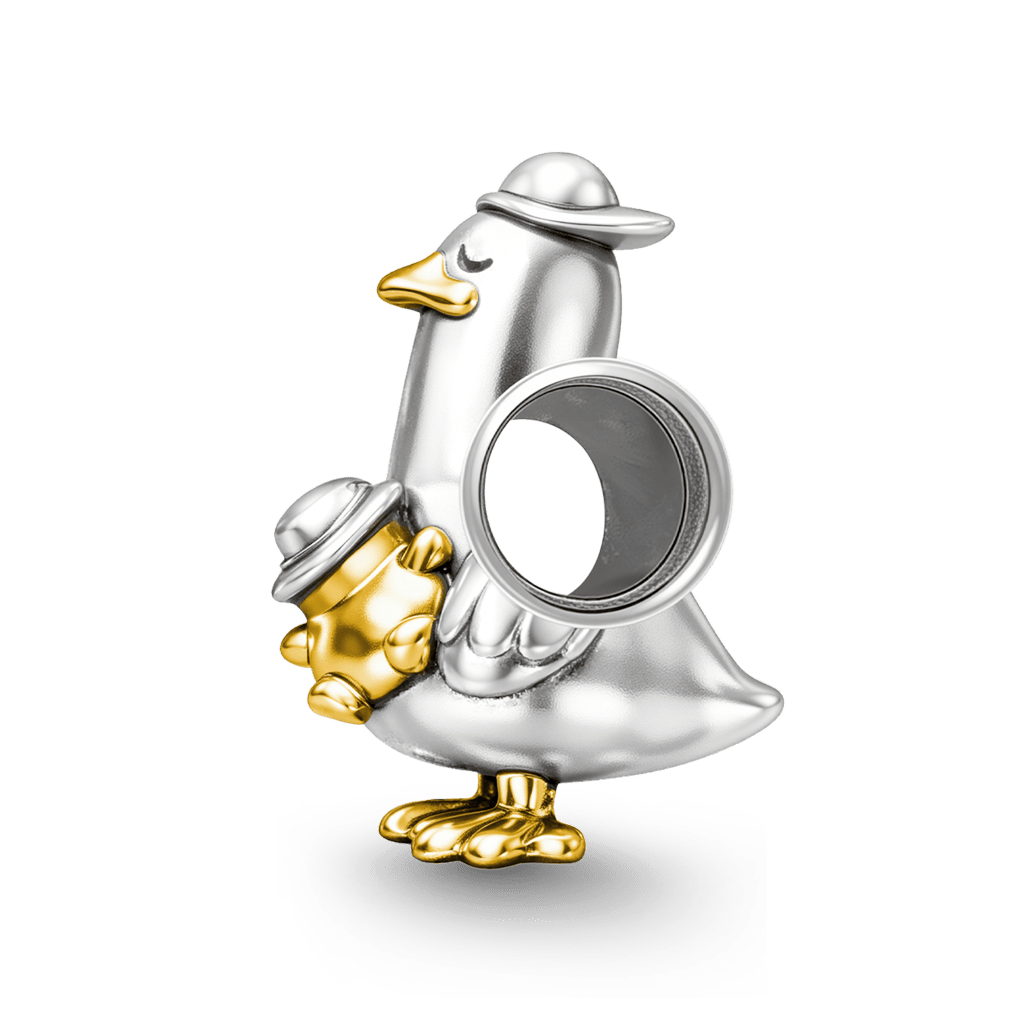 Gnoce Mother's Day Duck Mom & Babies Charm_5