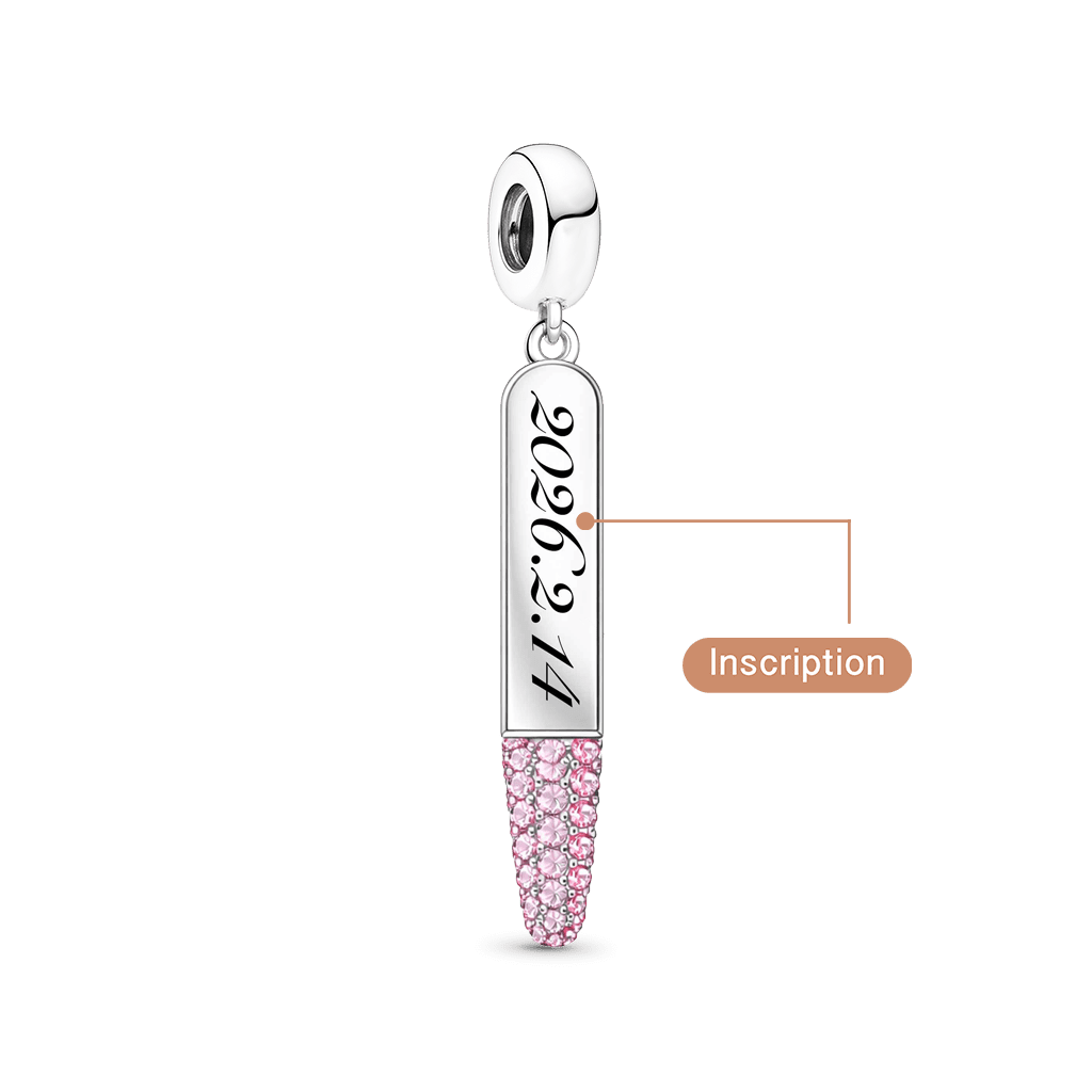 Gnoce Mother's Day Pregnancy Test Stick Customized Pendant Dangle Charm_5