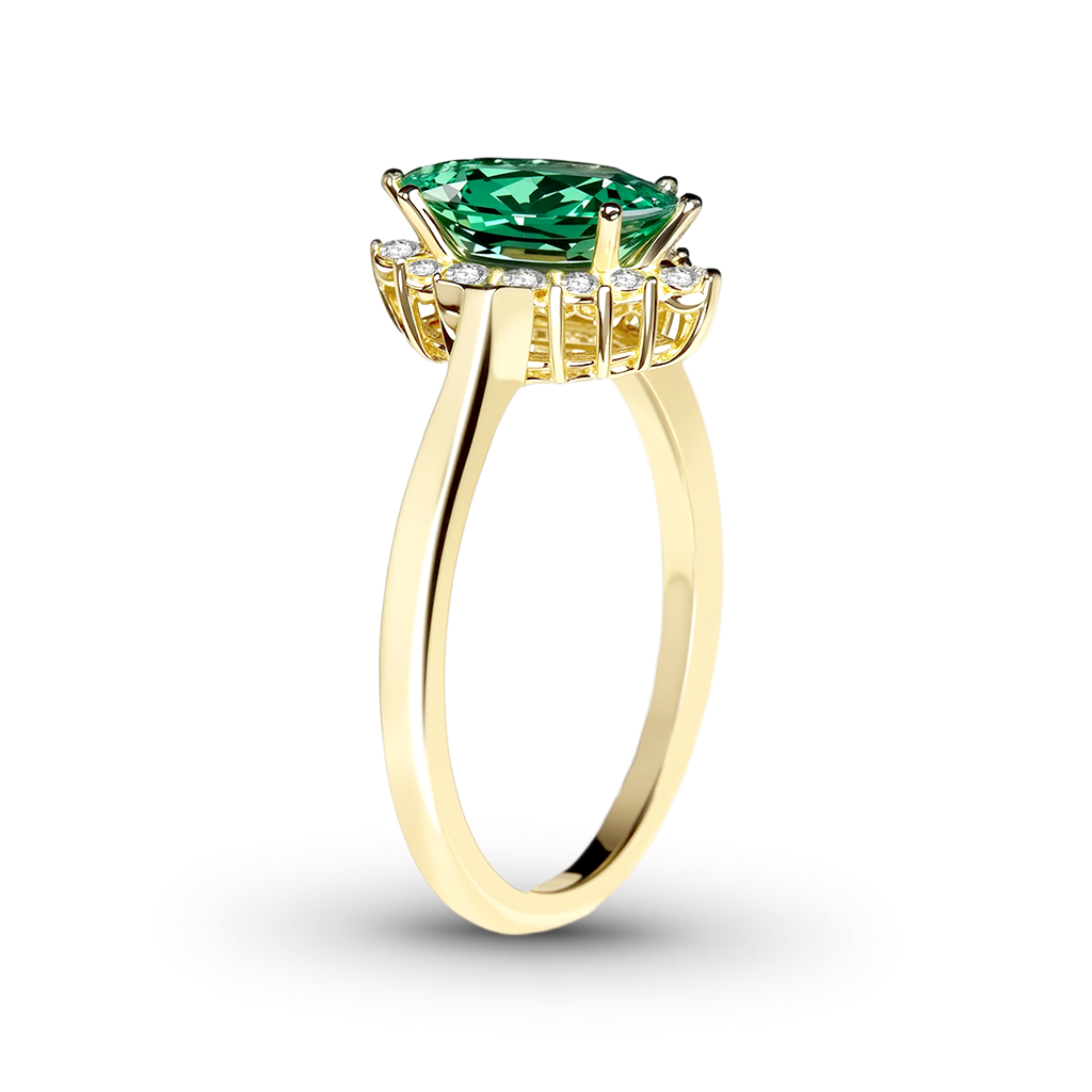Gnoce Green Emerald Marquise-Cut Engagement Ring_4