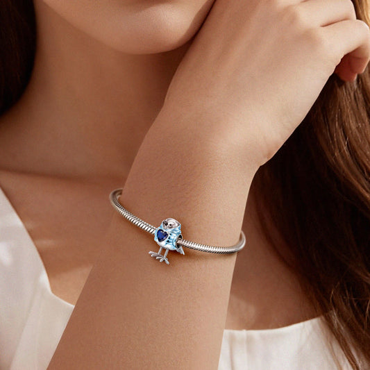 Gnoce Down Jacket Little Bird Birthstone Charm_2