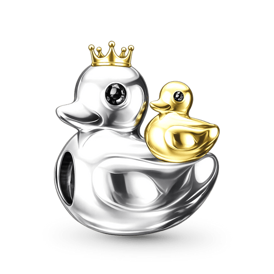 Gnoce Mother's Day Little Yellow Duck Mother-Child Charm_1