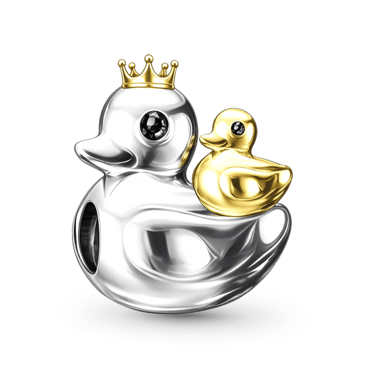 Gnoce Mother's Day Little Yellow Duck Mother-Child Charm_1
