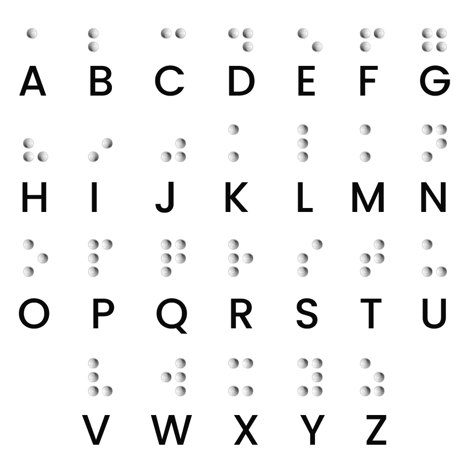 Gnoce Braille Heart Necklace with Custom Birthstone_4