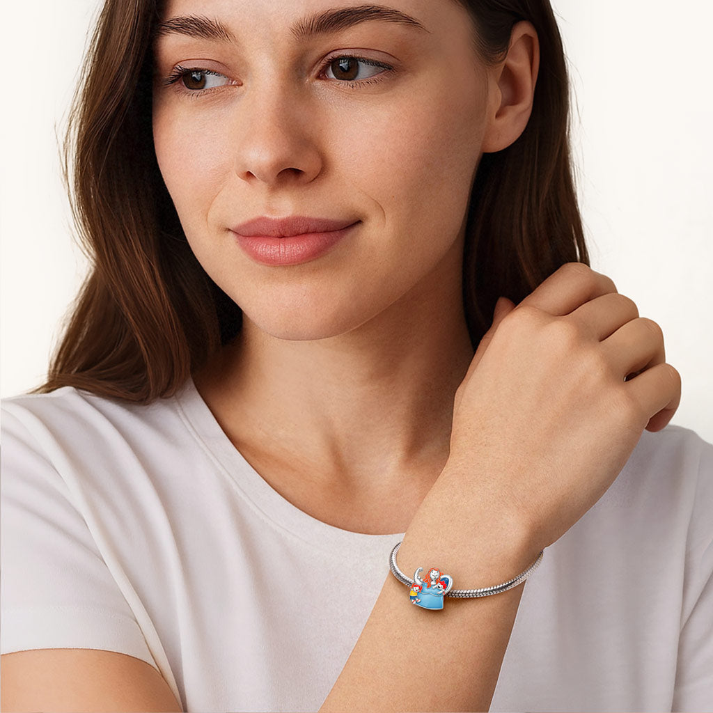 Gnoce Mother's Day Mother & Babies Charm_4