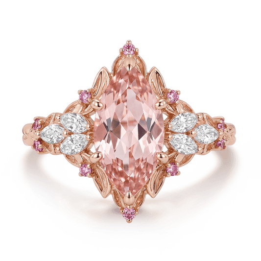 Gonce Nature-Inspired Leaf Marquise-Cut Engagement Ring_1