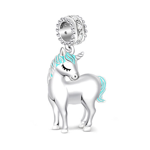 Gnoce "Divine Soul and Spirit" Unicorn Beads 925 Sterling Silver Charm Pendant Locket fit for Bracelet/Necklace_1