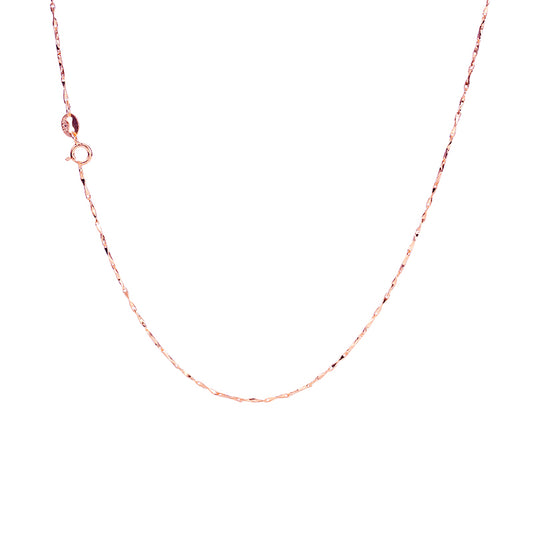 Gnoce "Special Love for You Special" 925 Sterling Silver with Gold/Rose Gold Plating for Adding A Pendant or Charm Gold Rolo Link Chain Necklace_1