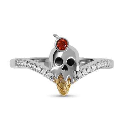 Skull Ice Cream V Ring