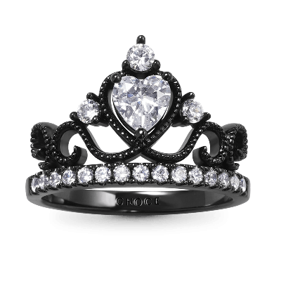 Black Crown Ring