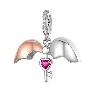 Opening My heart Key Pendant