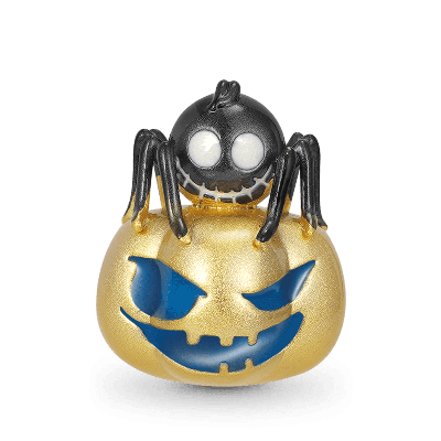 Spider & Skull Pumpkin Charm