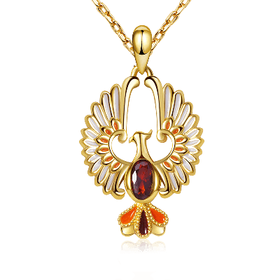 Golden Phoenix Necklace