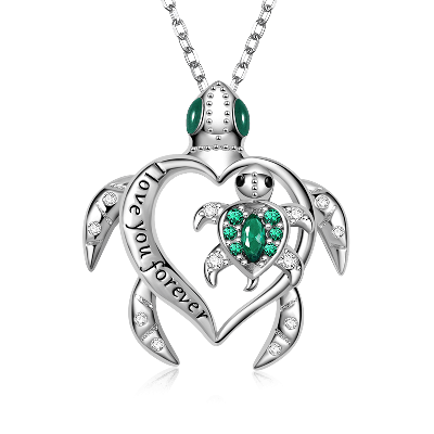 Turtle Parent-child Necklace