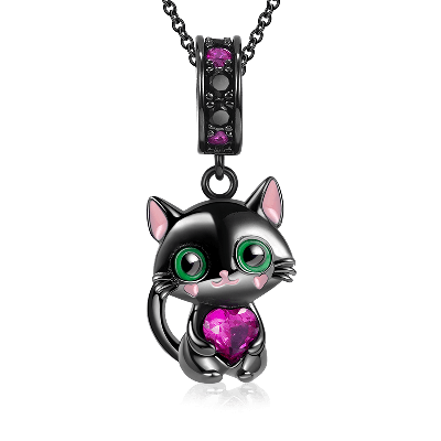 Black Cat Necklace