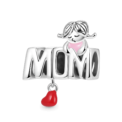 MOM Letter Charm