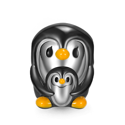 Penguin & Baby Charm