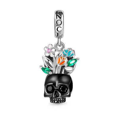 Vase Skull Pendant