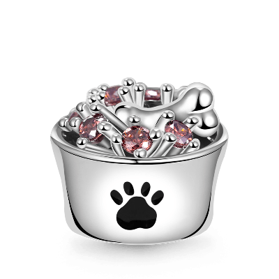 Pet Food Bowl Charm