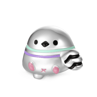Lying Down Chonky Pigeon Charm