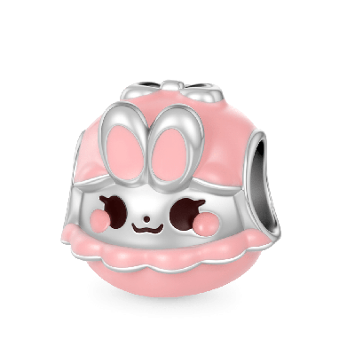 Sweet Macaron Bunny Charm