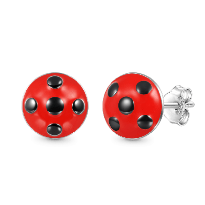 Miraculous Ladybug Stud Earrings