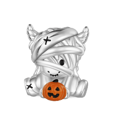 Mummy Highland Cow Charm