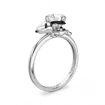 Peanuts Lovingly Snoopy Moissanite Ring