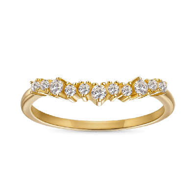14K/10K Solid Cluster Ring