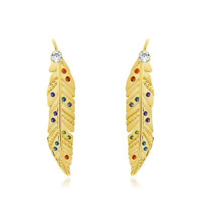 Feather Ear Studs